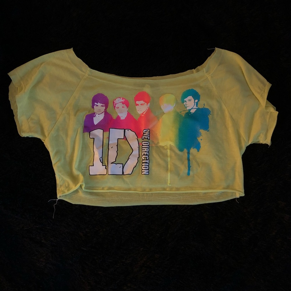 One direction crop top